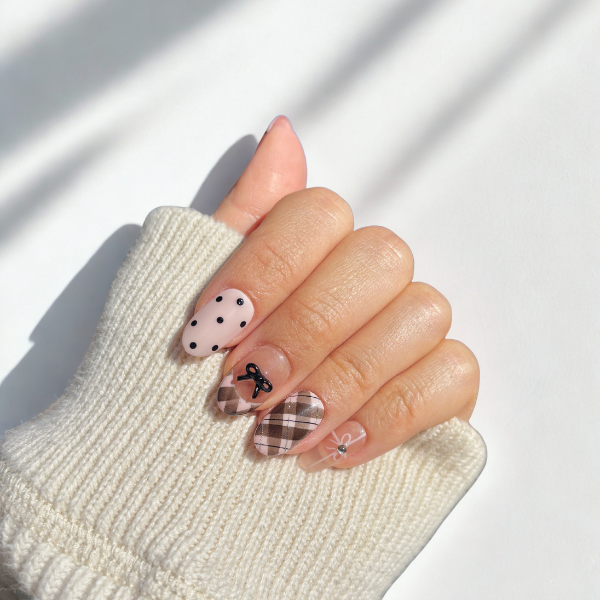 Melrose Macchiato | 100% Handmade Press-On Nails